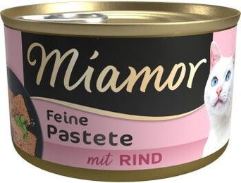 Produktbild von Miamor Pastete Rind und Fisch für Katzen ohne Farb- und Aromastoffe 48x85 g - 48 x 85 g