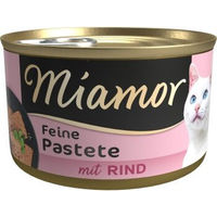 Produktbild von Miamor Pastete Rind und Fisch für Katzen ohne Farb- und Aromastoffe 48x85 g - 48 x 85 g