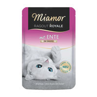 Produktbild von Miamor Ragout Royale Ente in Sauce Katzenfutter Getreidefrei ohne Konservierungsstoffe 22 x 100 g - 22 x 100 g