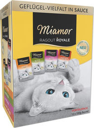 Miamor Ragout Royale Geflügelstückchen in Sauce Katzenfutter Adult 12 x 100 g ohne Konservierungsstoffe und Aromastoffe - 12 x 100 g – Bild 1 von 8