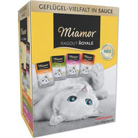 Produktbild von Miamor Ragout Royale Geflügelstückchen in Sauce Katzenfutter Adult 12 x 100 g ohne Konservierungsstoffe und Aromastoffe - 12 x 100 g