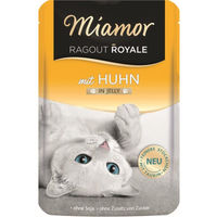 Produktbild von Miamor Ragout Royale Huhn in Gelee Katzen Nassfutter 22 x 100 g getreidefrei - 22 x 100 g