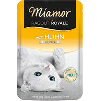 Produktbild von Miamor Ragout Royale Huhn in Jelly Katzen Nassfutter Adult 22x100g
