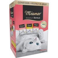Produktbild von Miamor Ragout Royale Katzen Nassfutter Adult Pute Lachs Kalb in Gelee 48x100g