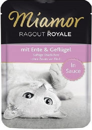 Miamor Ragout Royale Katzen Nassfutter Ente und Geflügel in Sauce 22 x 100 g getreidefrei - 22 x 100 g – Bild 1 von 7