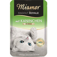 Produktbild von Miamor Ragout Royale Katzen Nassfutter Kaninchen in Gelee 22 x 100 g - 22 x 100 g