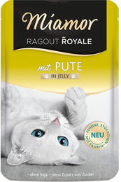 Produktbild von Miamor Ragout Royale Katzen Nassfutter Pute in Gelee für Adult 22x100g