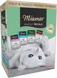 Produktbild von Miamor Ragout Royale Katzen Nassfutter Stückchen in Sauce Fisch Adult 12x100g