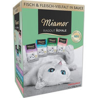 Produktbild von Miamor Ragout Royale Katzen Nassfutter Stückchen in Sauce Fisch Adult 12x100g