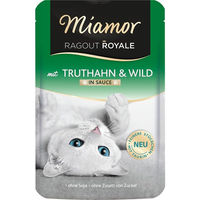 Produktbild von Miamor Ragout Royale Katzen Nassfutter Truthahn und Wild in Sauce für Adult 22x100g