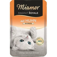 Produktbild von Miamor Ragout Royale Katzenfutter Huhn in Sauce ohne Konservierungsstoffe 22x100 g - 22 x 100 g