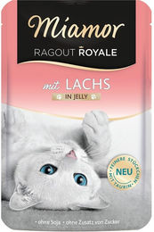 Miamor Ragout Royale Katzenfutter Lachs in Gelee 44x100g ohne Farb- und Aromastoffe – Bild 1 von 1