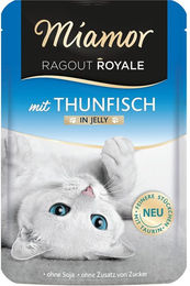 Produktbild von Miamor Ragout Royale Katzenfutter Thunfisch in Gelee für Adult 44x100g