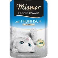 Produktbild von Miamor Ragout Royale Katzenfutter Thunfisch in Gelee für Adult 44x100g