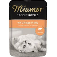 Produktbild von Miamor Ragout Royale Kitten Geflügel Stückchen in Gelee 22x100 g
