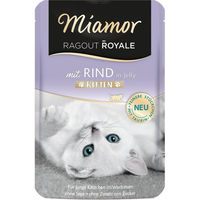 Produktbild von Miamor Ragout Royale Kitten Rind in Gelee 44x100g