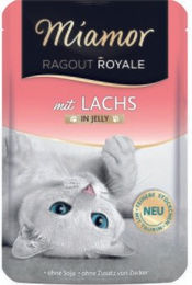 Produktbild von Miamor Ragout Royale Lachs Stückchen in Gelee 22x100 g - 22 x 100 g