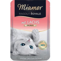 Produktbild von Miamor Ragout Royale Lachs Stückchen in Gelee 22x100 g - 22 x 100 g
