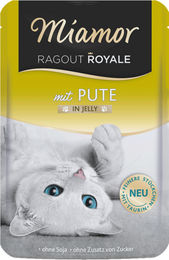 Miamor Ragout Royale Pute Stückchen in Gelee Katzenfutter Adult 22 x 100 g - 22 x 100 g – Bild 1 von 5