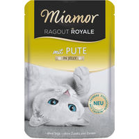 Produktbild von Miamor Ragout Royale Pute Stückchen in Gelee Katzenfutter Adult 22 x 100 g - 22 x 100 g