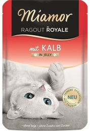 Produktbild von Miamor Ragout Royale Stückchen in Gelee Kalb und Geflügel 88x100 g ohne Farb- und Aromastoffe sowie Konservierungsstoffe