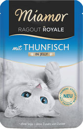 Miamor Ragout Royale Stückchen in Gelee Thunfisch und Geflügel für Katzen Adult 22 x 100 g getreidefrei ohne Konservierungsstoffe - 22 x 100 g – Bild 1 von 3
