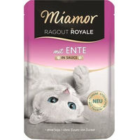 Produktbild von Miamor Ragout Royale Stückchen in Sauce Ente Katzenfutter ohne Konservierungsstoffe 22x100 g - 22 x 100 g