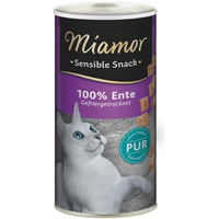 Produktbild von Miamor Sensible Katzensnack Ente Pur gefriergetrocknetes Leckerli für erwachsene Katzen 12 x 30g - 12 x 30 g