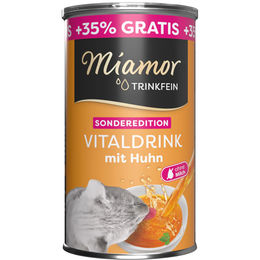 Produktbild von Miamor Trinkfein Vialdrink Huhn für Katzen 24x185ml