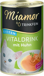 Miamor Trinkfein Vitaldrink Kitten mit Huhn 135 g - 24 x 135 ml – Bild 1 von 5