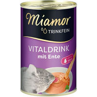 Produktbild von Miamor Trinkfein Vitaldrink Suppe mit Ente für Katzen 24x135ml