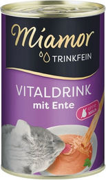 Miamor Trinkfein Vitaldrink Suppe mit Ente für Katzen Adult 135 g - 24 x 135 ml – Bild 1 von 7