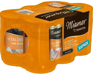 Produktbild von Miamor Trinkfein Vitaldrink Suppe mit Huhn für Katzen 24x135ml