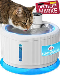 Miaura Katzenbrunnen Trinkbrunnen für Katzen mit Bewegungsmelder und 5-schichtigem Filtersystem in Weiß – Bild 1 von 5