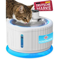 Produktbild von Miaura Katzenbrunnen Trinkbrunnen für Katzen mit Bewegungsmelder und 5-schichtigem Filtersystem in Weiß