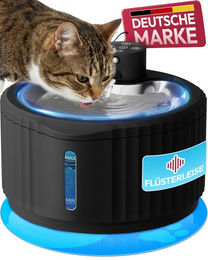 Miaura Trinkbrunnen für Katzen mit Bewegungsmelder, Schwarz, 2.8 l, Akkubetrieb, 5-schichtiges Filtersystem – Bild 1 von 5