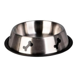 Produktbild von MICA Hundefressnapf aus Edelstahl in Silber ca. 24 cm