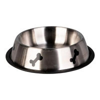 Produktbild von MICA Hundefressnapf aus Edelstahl in Silber ca. 24 cm