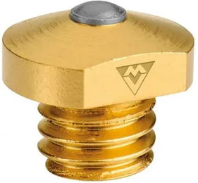 Produktbild von Michel Vaillant Steigeisen zum Anschrauben aus Metall mit Wolfram und Gold-Optik