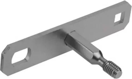 Produktbild von Michel Vaillant T-Schlüssel mit Klammer aus Metall in Silber für Pferde