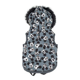 Mickey Mouse Hundemäntelchen Winterjacke für Hunde Grau XS aus Polyester - 1 Stk. – Bild 1 von 8