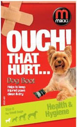 Mikki Hundeschuhe für Welpen aus Nylon wasserdicht Größe 2 Schwarz Silber – Bild 1 von 7