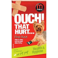 Produktbild von Mikki Hundeschuhe für Welpen aus Nylon wasserdicht Größe 2 Schwarz Silber