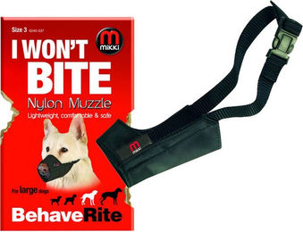 Mikki Maulkorb aus Nylon in Schwarz Größe 5 – Bild 1 von 7