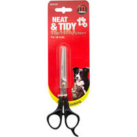 Produktbild von Mikki Single Thinning Scissors Ausdünnungsschere Schwarz für alle Felltypen