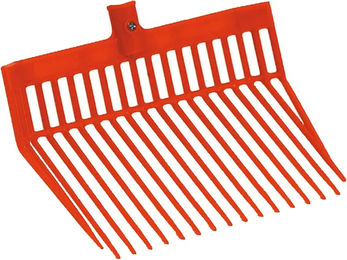 Miller Manufacturing DuraFork Starre Gabel aus ABS-Stoßdämpfermaterial für die Landwirtschaft in Rot – Bild 1 von 2