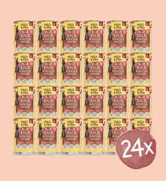 Milo & Mia Hundefutter Kalb Kürbis & Hirse Stückchen in Sauce Glutenfrei 24x400g - 24 x 400 g – Bild 1 von 13