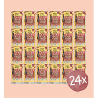 Produktbild von Milo & Mia Hundefutter Kalb Kürbis & Hirse Stückchen in Sauce Glutenfrei 24x400g - 24 x 400 g
