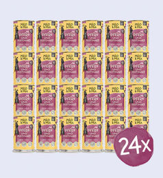 Milo & Mia Pferdefutter Pferd & Pastinake Stückchen in Sauce 24x400g - 24 x 400 g – Bild 1 von 4