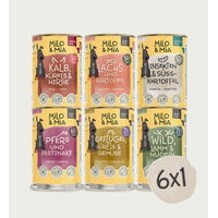 Produktbild von Milo & Mia Probierpaket für erwachsene Hunde getreidefrei und glutenfrei